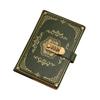 Flower Cover Journal Notebook With Lock PU Leather Personal Notebook Diary Writing Pads  Gift