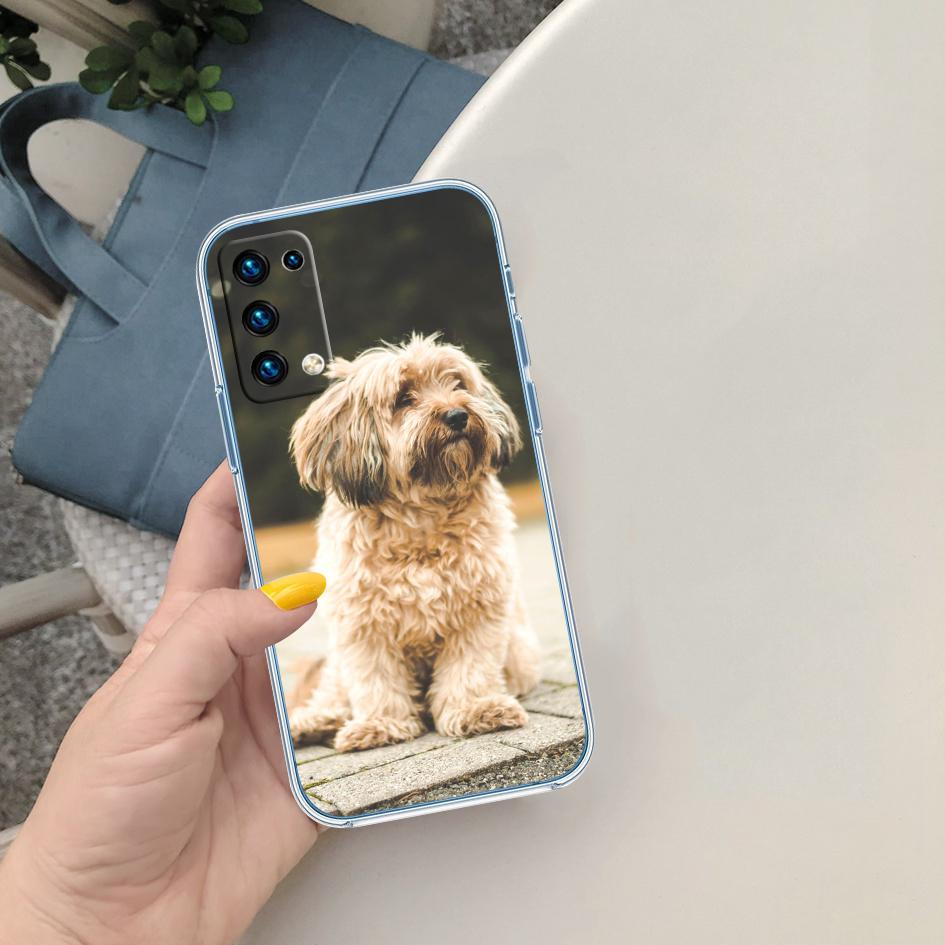 BF49 DOG Poodle Soft Shell Transparent Phone Case for Motorola Moto G7 G8 G9 G84 G85 G73 G24 G15 Z2 Play Power Plus