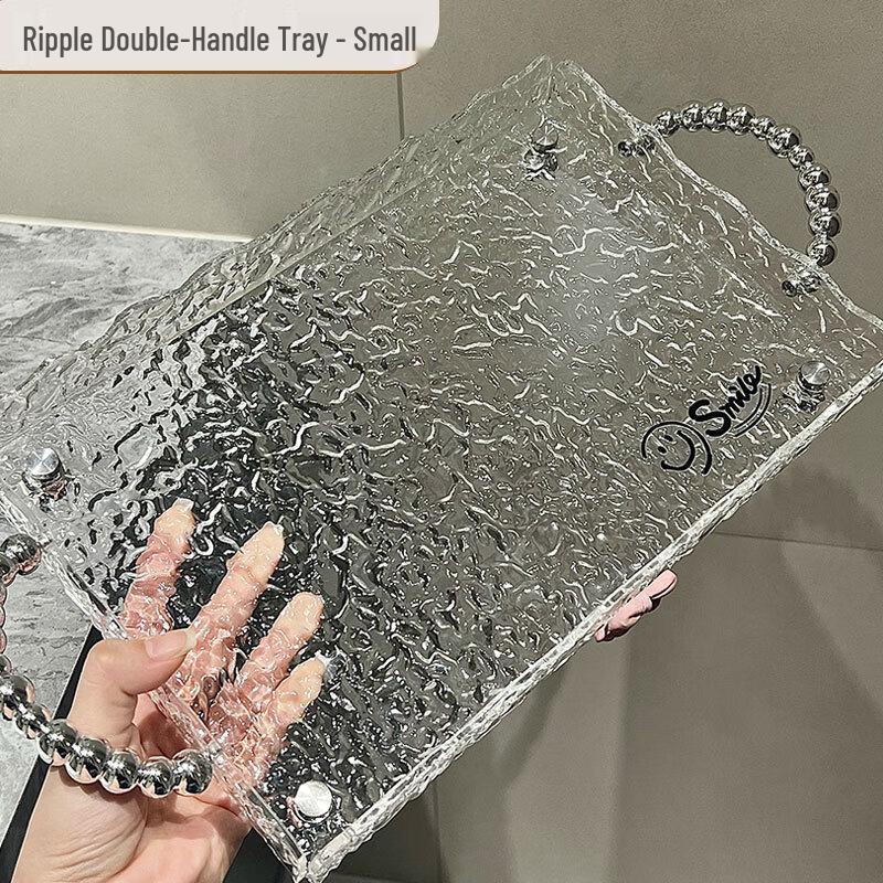 Qianxing Acrylic Fashion Tea & Dessert Serving Tray