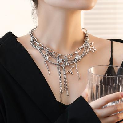 Stilvolle, Schlichte, Sexy, Trendige Halskette, Damen-Flash-Diamanten, Pure Desire, Hochwertige Party-Accessoires