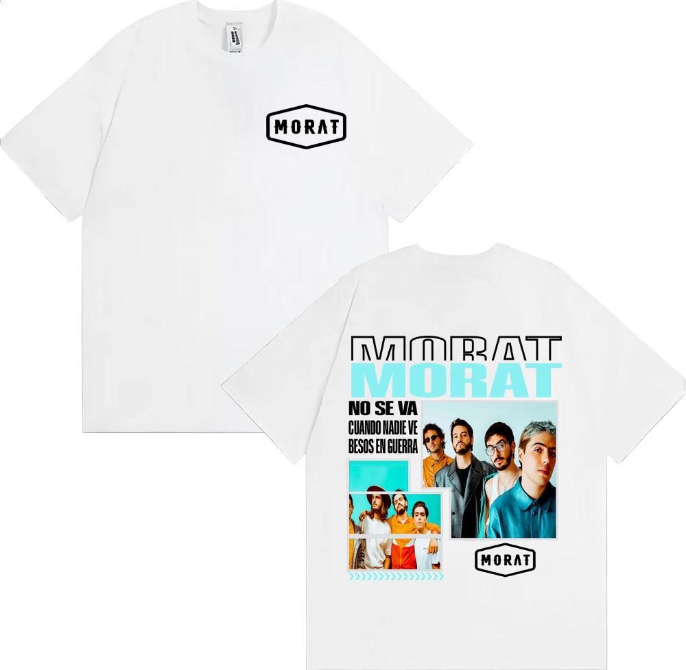 Band Morat Asuntos Pendientes Album Tour T-Shirt Unisex Harajuku Streetwear Oversize T-Shirts Vintage Mode Lässiges T-Shirt