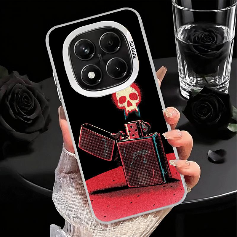 Lighter Cool Pattern Soft Phone Case for Xiaomi Redmi Note 13 14 15 Pro Plus 12S 12 11S 11 11T 10S 10 Shockproof Cover Back Shel