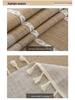 Japanese Cotton Linen Tassel Tablecloth, Art Rectangle, Nordic Style