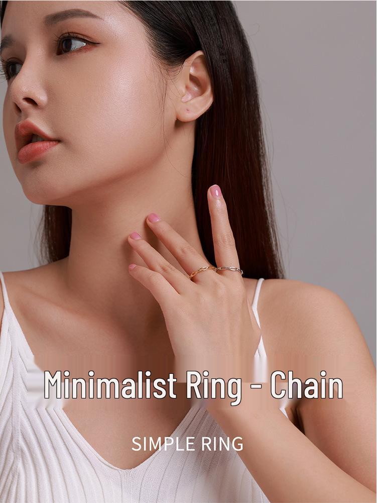 Avle European & American Hot-Selling S925 Sterling Silver Platinum-Plated Hollow Fashion Ring Bracelet for Women