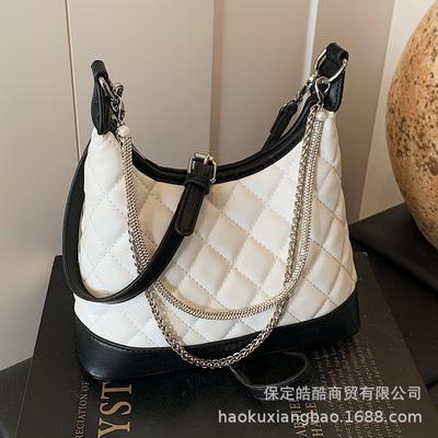 This Year's Popular Diamond Chain Bag Women's 2025 New Trendy Fashion High Sense Foreign Versatile Shoulder Messenger Bag
