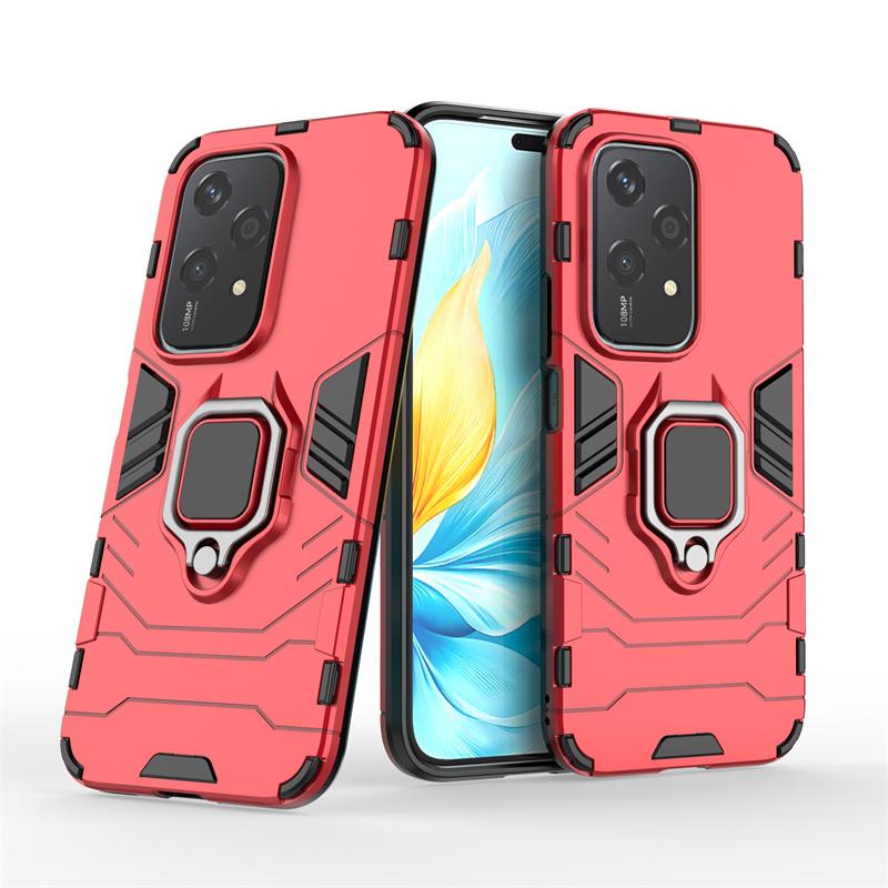 For Honor 200 Lite Case Cover For Honor 200 Lite Capas PC Phone Back Magnetic Armor Holder Case For Huawei Honor 200 Lite Fundas