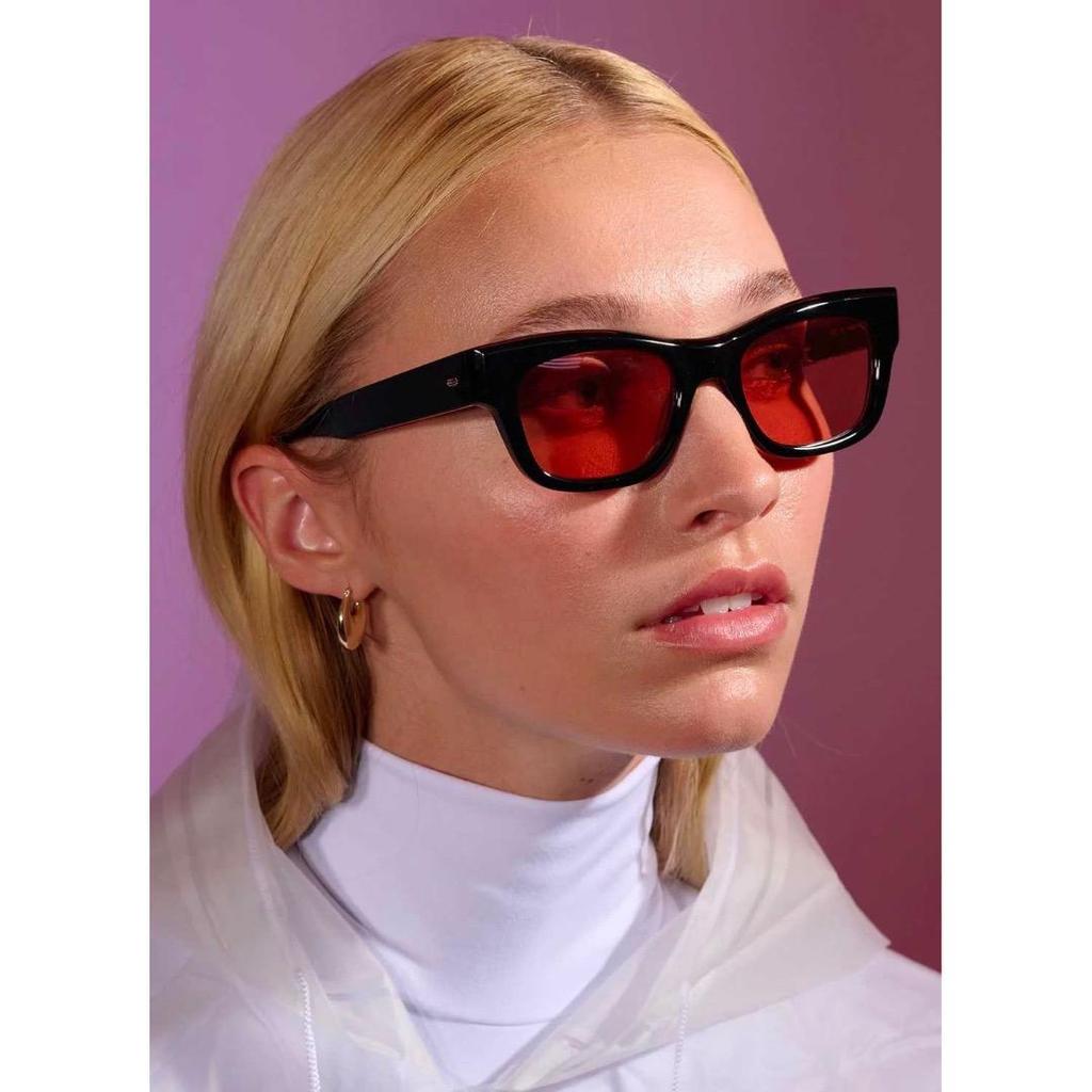 Used New Garrett Leight WOZ 49-21 Sunglasses GLCO