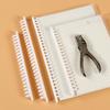 20/26 Hole Loose-leaf Binding Strip Drawing Rod Type Binding Clips  Album Binding Accessories