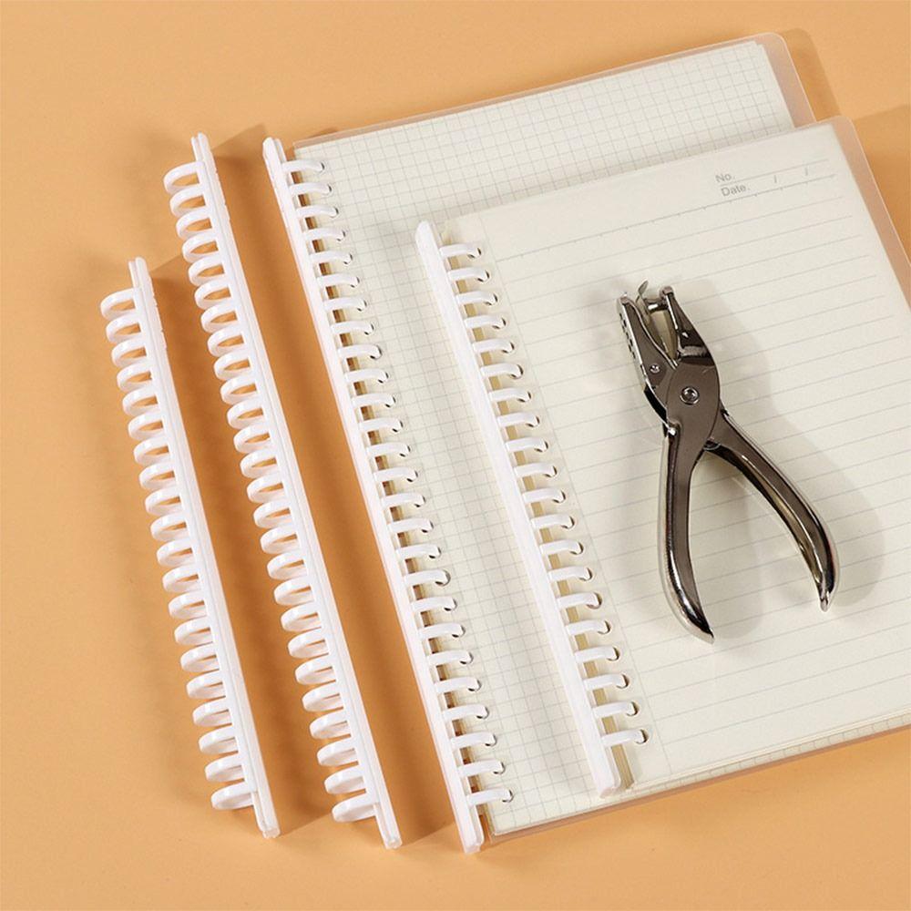 20/26 Hole Loose-leaf Binding Strip Drawing Rod Type Binding Clips  Album Binding Accessories