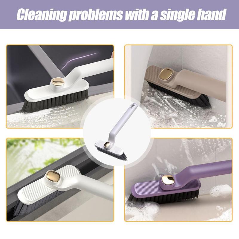 1Pc Multi-Function Rotating Crevice Gap Cleaning Brush Kitchen Toilet Tile Joints Dead Angle Cleaner Scrub Brush Home Shower Floor