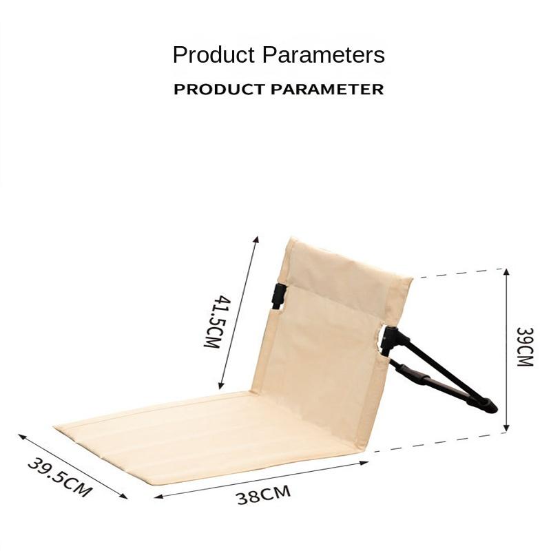 Outdoor Klappstuhl Tragbarer Ultraleichter Klapphocker Angelstuhl Camping Rückenlehne Sitzstuhl Camping Bank