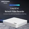 NVR Hikvision cu 4 canale PoE, priză CN (adaptor inclus)