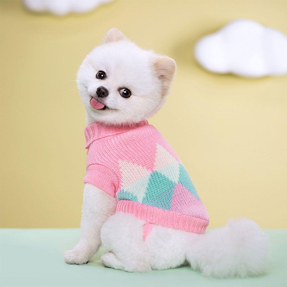 Winter Warm Pet Pullover Pet Supplies Dog Jumper Comfortable Pet Knitted Sweater  Dog