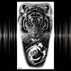 Kompass Brief Temporäre Tattoo Für Männer Frauen Erwachsene Realistische Gefälschte Wolf Schädel Tattoos Aufkleber Tiger Schwarz Wald Tatoos Unterarm