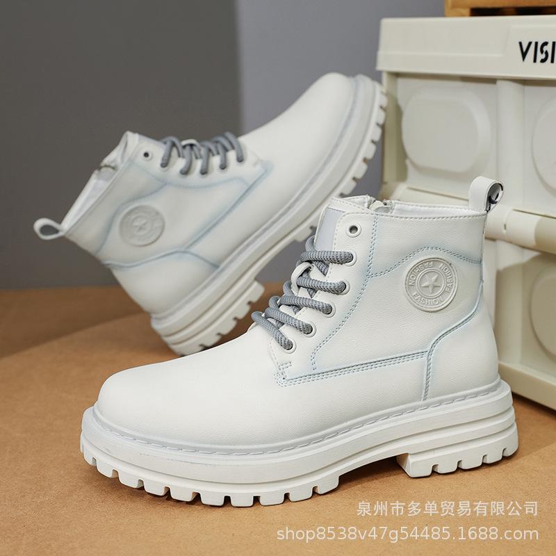 

Outdoor hiking shoes new hiking shoes non-slip wear-resistant training high-top Martin boots casual shoes 39 белый