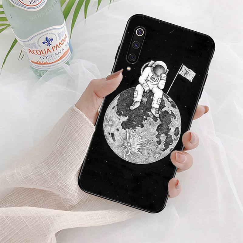 

Чехол для телефона Moon Astronaut для Xiaomi mi 5 6 8 9 10 lite pro SE Mix 2s 3 F1 Max2 3 Redmi 5