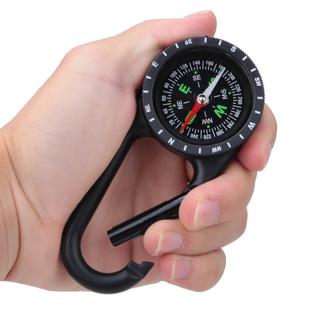 Carabiner , Zinc Alloy, with Graduated , Outdoor Navigation Tools, Compact and Lightweight, for Hiking, Camping, Outdoor Activities