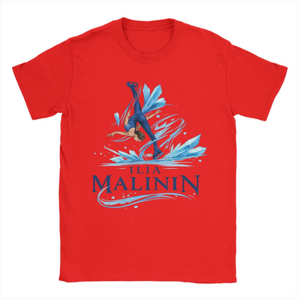 Unisexs Ilia Malinin Poster T Shirts Pure Cotton Clothes Novelty Short Sleeve Round Neck Tees Adult TShirts