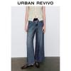 UR Women's Washed Wide-Leg Denim Jeans