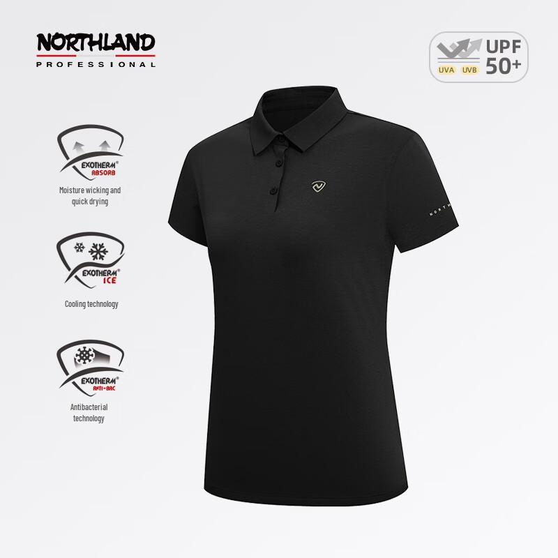NORTHLAND Women's Shali Lapel Short Sleeve T-Shirt