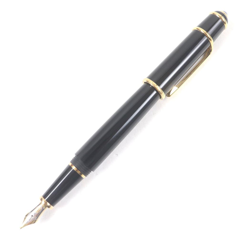 Very Good Cartier fountain pen Diaboro de Cartier Cap type Black gold Used
