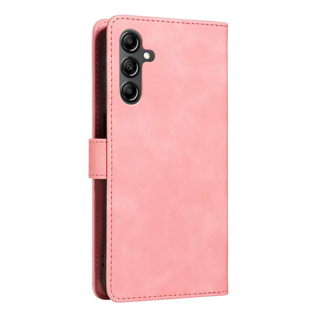 For Samsung Galaxy A55 5G Case with Thickened Strap RFID Blocking Wallet Stand Leather Flip Phone Cover
