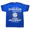 Funny Dungeons and Dragons Dungeon Master T Shirts Cotton Streetwear Short Sleeve Birthday Gifts Mens Clothing Oversized T Shirt