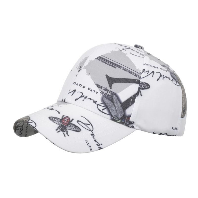 

Мужская осенне-зимняя кепка с принтом стрекозы, бейсболка, женская шляпа от солнца, панама с хвостиком, кепка с козырьком, шляпа Snapback белый