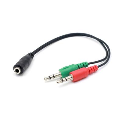 3.5mm Sound Adapter Y Splitter 3.5mm Cable Headsets 2 Female To 1 Male for Laptop Phone Earphone Headphone Microphone