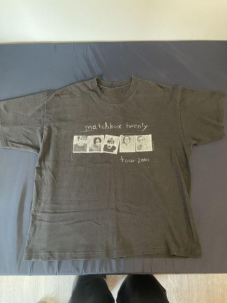 Matchbox Twenty 2001 Tour T-Shirt 2SIDE Black Full Size To 5XL Unisex T-Shirt XXXL