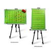 Large Magnetic Aluminum Floor Stand Tactics Board for Coaches with Pen and Eraser