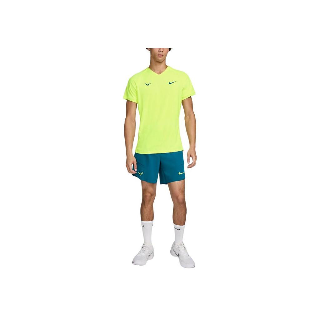 Nike ACG Dri-Fit Adv Kurzarm Tennis Top Mode Bequem Weich Pullover Herren Tops Fluoreszierend-Gelb FD5409-702