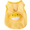 Dog clothes cute style three-dimensional chick traction vest thin breathable cat bipod teddy pet clothes