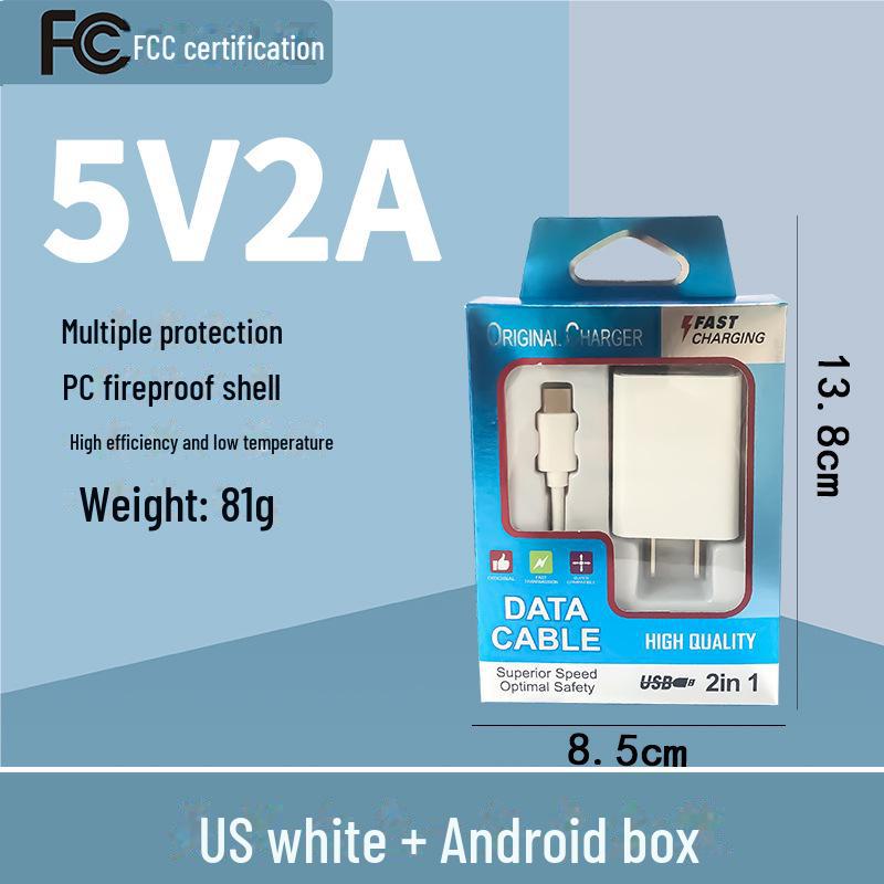 3C Certified 5V2A USB Fast Charger - US & EU Compatible