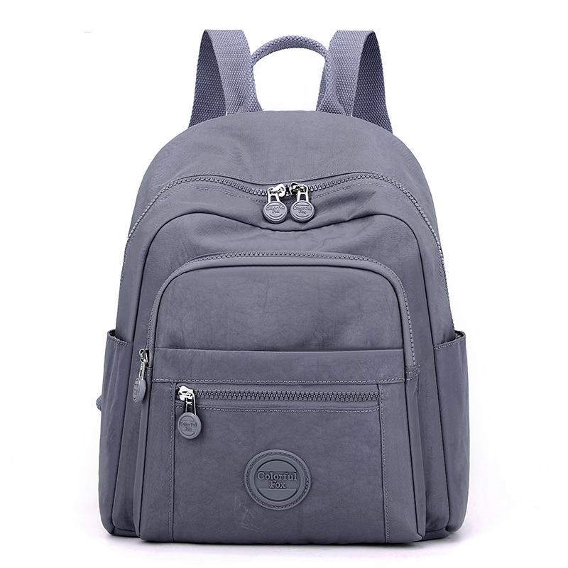 

Colorful Fox New Women s Backpack Large Capacity Multi-layer Water-proof Student School Bag Simple Handbag