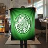 Celtic Football Club Emblem,pattern Flannel Blanket, High Quality Comfortable for All Seasons, Home Decor, Warmth and Comfort, Perfect for Gifts.