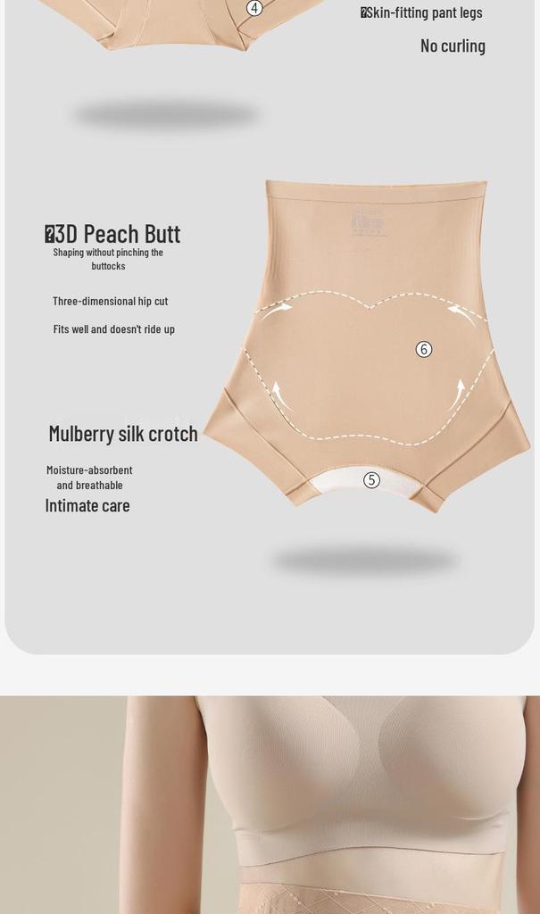 High-Waisted Seamless Tummy Control Postpartum Shaping Pants for Women