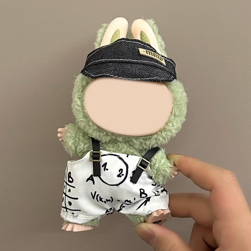 Mini Doll's Clothes Outfit Accessories For 15-17cm Labubu Cotton Doll Replacement Suit Clothing Changing Clothes Gifts
