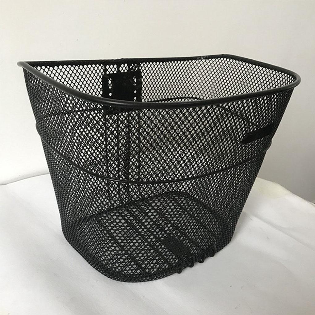 Stainless Steel Bicycle Front Basket Sturdy And Convenient Storage For Bike Thickened Bicycle Basket