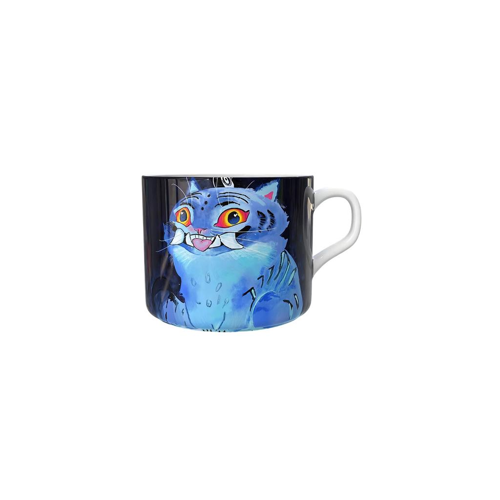 Colorful Art Pattern Mugs - Personalized Trendy Cartoon Character Series Ceramic Cups