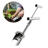 1pc Galvanized Metal Handheld Planting Tool, Garden Transplanter for Efficient Vegetable Seedling Transfer, Ideal for Chili, Egg