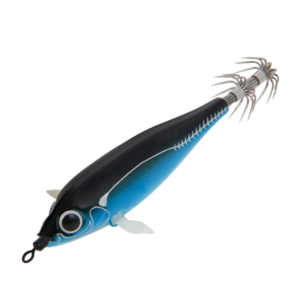 73/90mm Luminous Squid Jig Floating Fishing Lure Cuttlefish Bait Octopus Squid Jigs Baits Night Fishing Lures Glow Baits