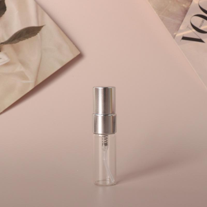 2/3/5/10ml High-End Transparent Glass Perfume Spray Bottle - Portable and Refillable