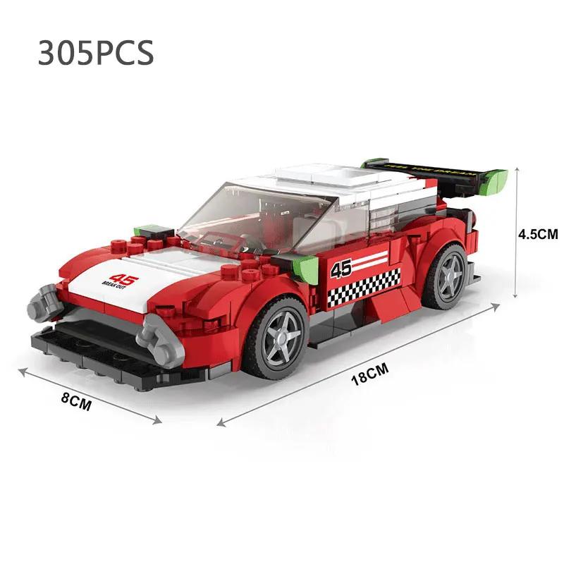 Speed Series Racing Sports Vehiclea Technique Car Supercar Building Blocks Set Bricks Classic Moc Model Toys For Kids