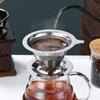Pour Over Coffee Dripper Slow Drip Paperless Coffee Filter Reusable Strainer Stainless Steel Coffee Filter Baskets Mesh Strainer