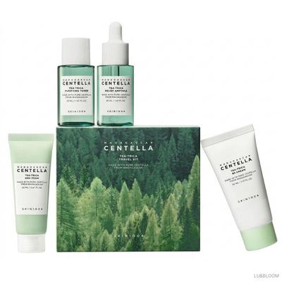 Madagascar Centella Tea-Trica Travel Kit ( Foam 20ml + Toner 30ml + Ampoule 30ml + Cream 30ml)