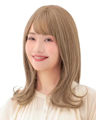 AQUADOLL Medium Curly Long Full Wig, Blonde, One Size Fits Most, CMM. Cinnamon Milk Tea, wg337CMM