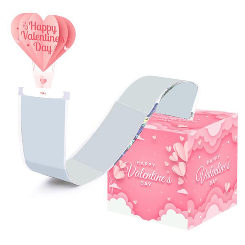 Valentine S Day Money Box For Cash Pull Pink & Red Money Pull Box For Cash Gift With Greeting Card Valentine Surprise Money Roll