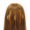 6 Piezas Pinzas para el Cabello Ligeras de Ola Aleación de Aluminio Pinza de Peluquería Herramienta de Peinado