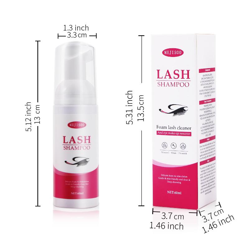 

Международный очищающий мусс для ресниц - Мягкий шампунь для наращенных ресниц